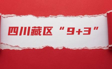 2024年四川藏區(qū)“9+3”政策是什么？
